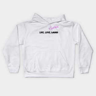 Live, Love, and Do what you want Kids Hoodie